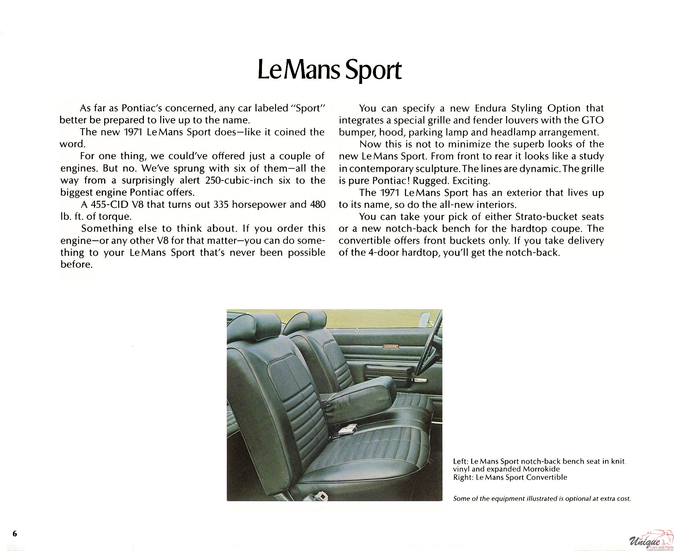 1971 Pontiac LeMans Canadian Brochure Page 15